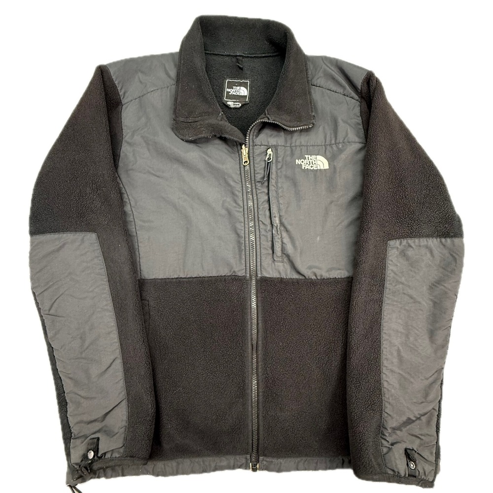 The North‎ Face Denali Fleece Jacket Womens XL Black Full Zip Outdoor Layer